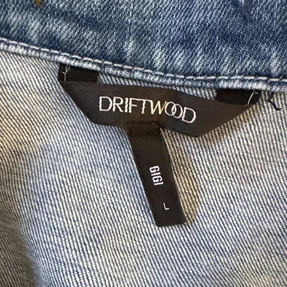 Driftwood large Embroidered Denim Jacket - Picture 5 of 13